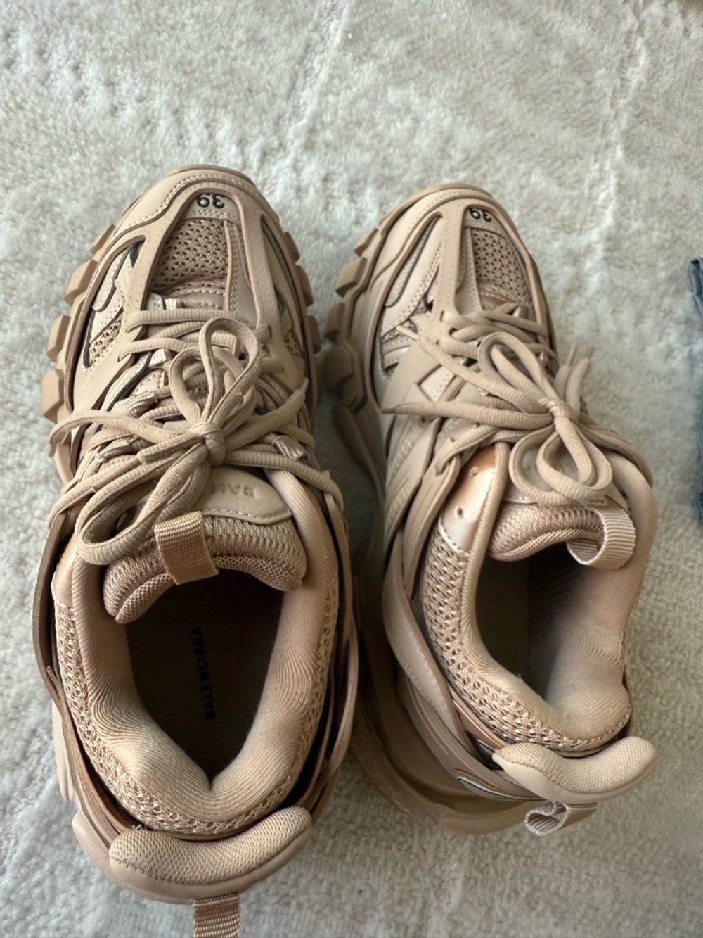 Balenciaga Track Sneakers – Size 39 – Beige/Nude – With Box - Picture 4 of 5